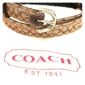Brown Coach Belt